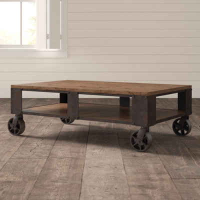 Schlenker Wheel Coffee Table by Trent Austin Design
