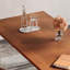 Élégant bureau rectangulaire en acier inoxydable-81507903