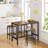 Wynnewood Counter Stool with Metal Frame-548277358