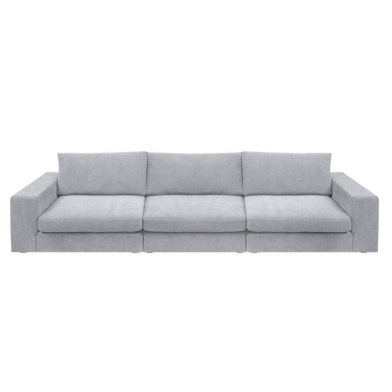 Canapé rembourré 140 po Ojai, Light Grey