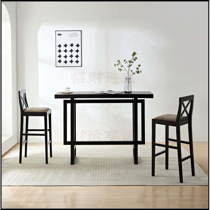 Table d'entrée très longue avec pieds en bois Montpelier