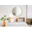 Huldar Glass Flat Wall Mirror