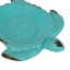 Ensemble de 2 plateaux en métal turquoise