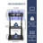 Heavy Duty Rolling TV Stand With Adjustable Height, Universal Compatibility For 42-86 Inch Flat/Curved Tvs, Mobile TV Cart With Wheels, Laptop DVD Shelf, Supports Up To 176Lbs
