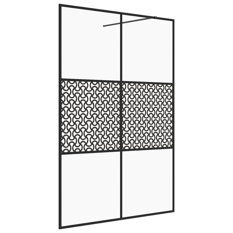 Hiren Semi-Frameless Aluminium Shower Door