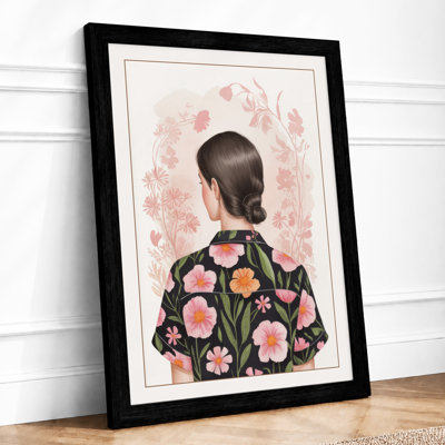 Figure in Bloom Botanical - Framed Print