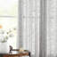Paire de rideaux semi-transparents en polyester Walberto