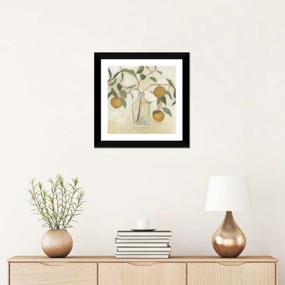 «Greenery Still Life I» par Emma Scarvey - impression d'art graphique