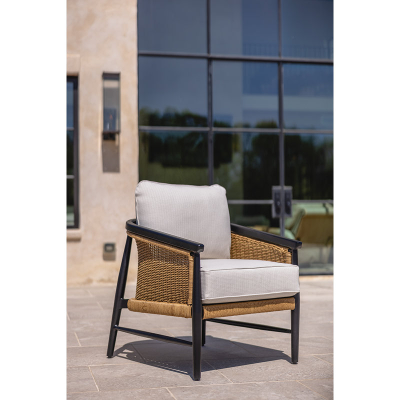 Galloway Outdoor Dining Armchair, Canvas Natural
