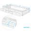 Lit plateforme avec lit simple et rangement moderne avec 3 tiroirs-1240886389