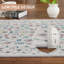 Tapis floral lavable de 10 pi x 13 pi idéal pour la salle à manger-129164575