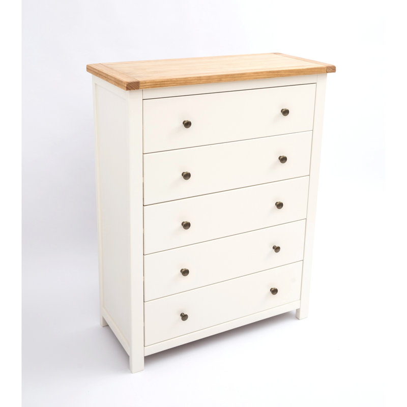Hendrix 90cm W 5 - Drawer Chest of Drawers