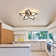 Rachna Dimmable 60cm LED Integrated Semi Flush Mount Ceiling Light With Remote control