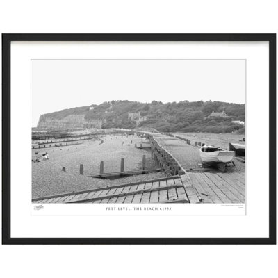 Pett Level, The Beach C1955 by Francis Frith - Single Picture Frame Print