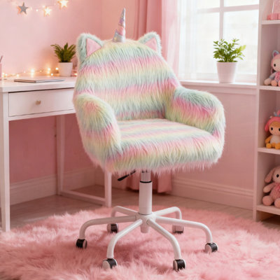 Fauteuil de bureau licorne Fuzzy