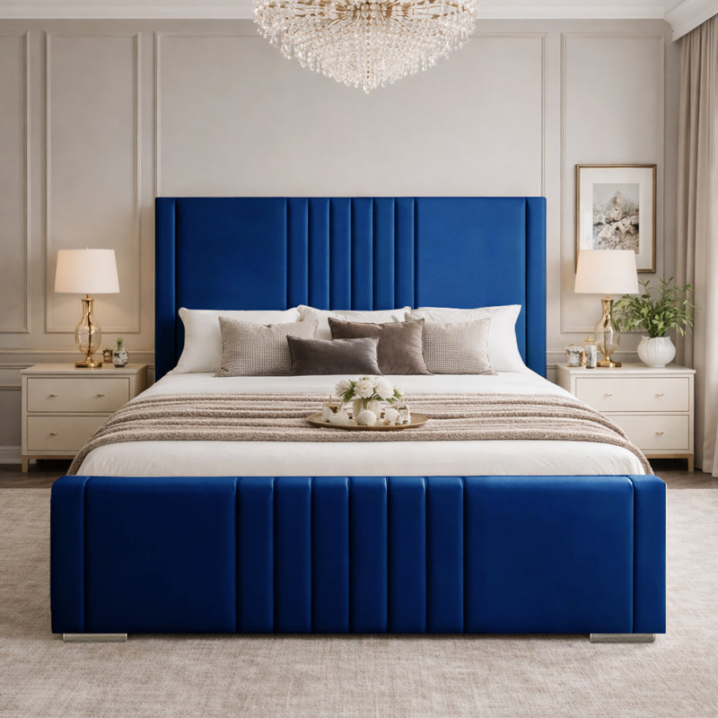 Upholstered Bed, Marine, Double (4'6)