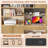 63" Tall Computer Desk With Hutch, Fluted Wood Computer Desk, Featuring Charging Station, Drawer And Storage Cabinet, For Home Office Work And Study,Oak-823141249