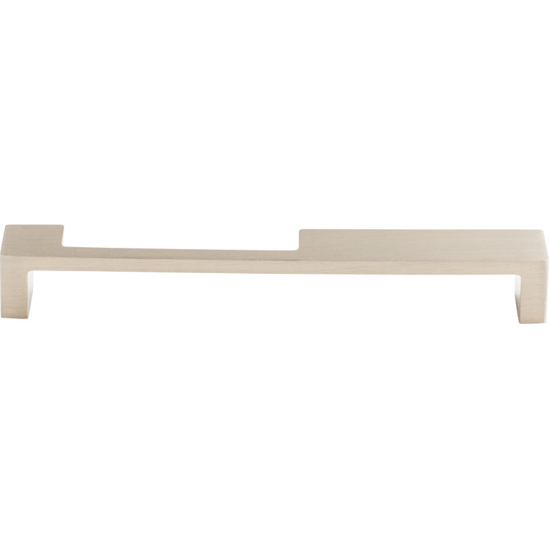 Modern Metro Bar Pull, Brushed Satin Nickel, 7" Center to Center