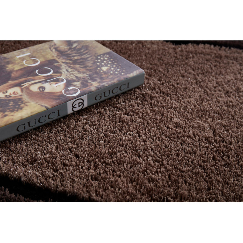 Tapis rectangulaire doux, tapis à poils longs