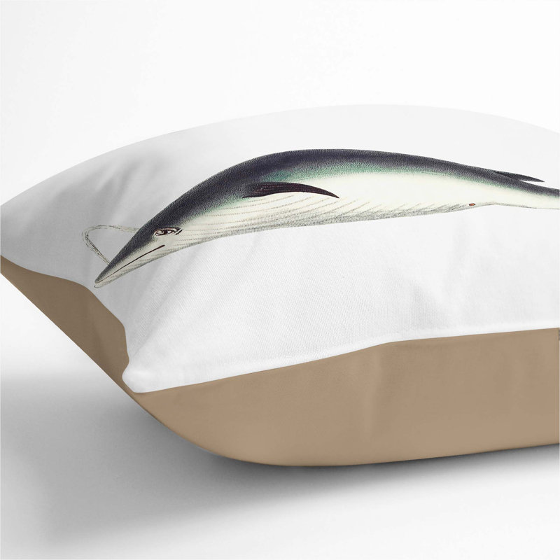 Square Throw Cushion, 40cm H x 40cm W x 15cm D, Stone