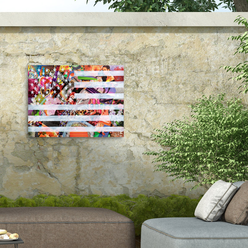 Toile pour l'extérieur Artpoptart Everardo, H 14 po x l 19 po x P 1,5 po