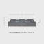 Canapé modulaire inclinable électrique 5 pièces Bodie