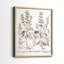 Sépia Besler Botanicals III - reproduction encadrée de qualité supérieure - prête à être accrochée - aucun clou requis - aucun clou requis-1833664543-1833664536