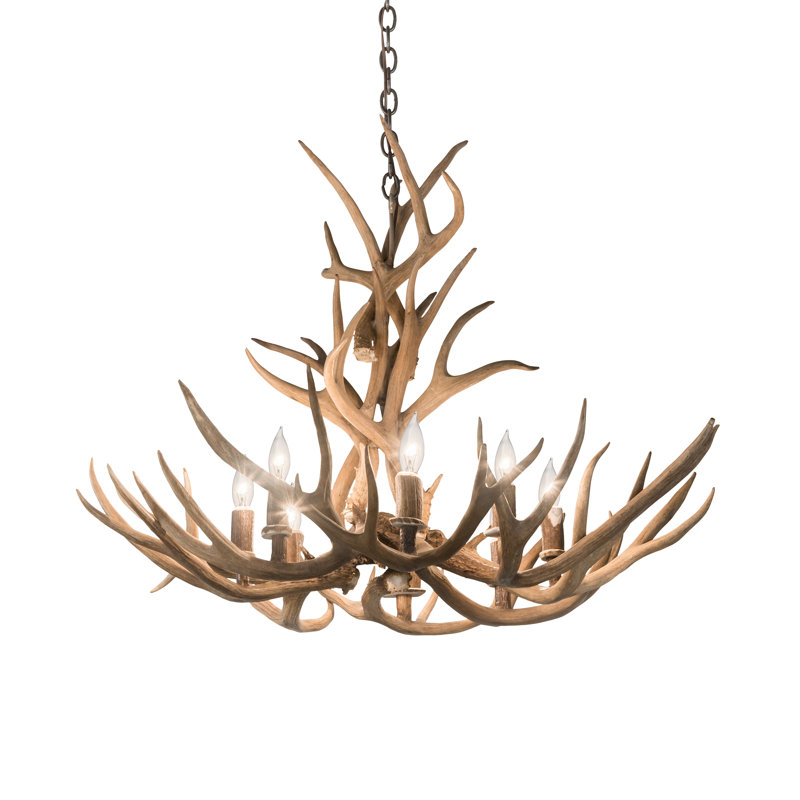 Rustic Lodge 8 - Light Chandelier