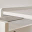 Paquet de tables de chevet avec rangement, petites tables de maison blanches en MDF cannelées