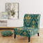 Fauteuil de chambre rembourré Green Orient