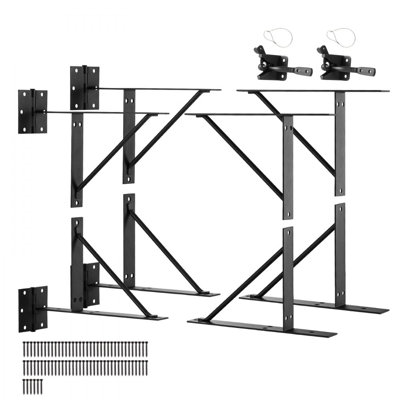 VEVOR Black Iron Gate Frame
