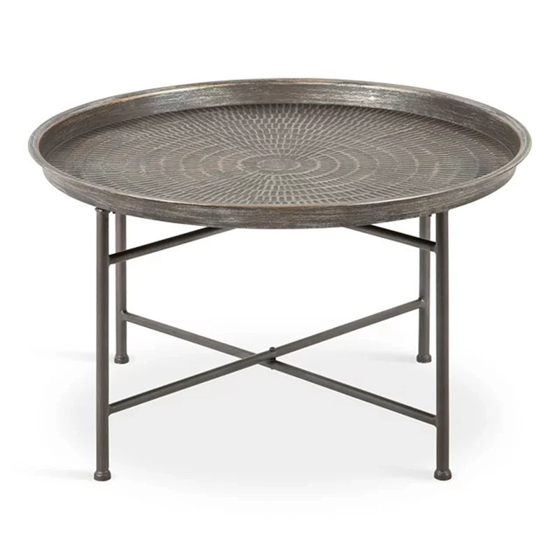 Kuehl Single Coffee Table, Pewter