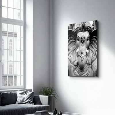Peinture murale élégante en verre trempé 18,1 po x 28,3 po | 100% verre trempé, épaisseur: 0,16 pouce | Imprimé UV pour des couleurs éclatantes et une durabilité | Parfait pour la décoration intérieure et l'esthétique moderne