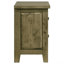 Table de chevet 2 tiroirs Pelton