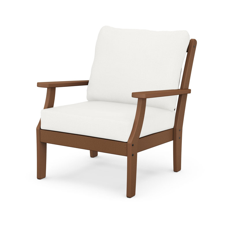 Braxton Deep Seating Chair, Black, Cast Ash