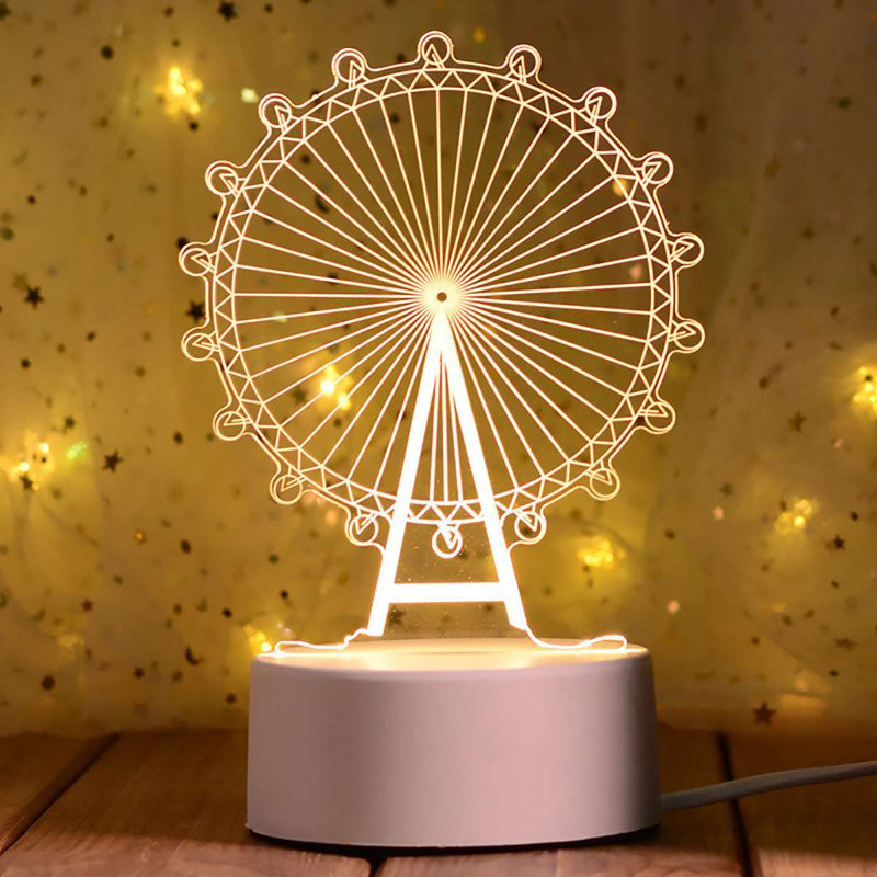 Veilleuse 3D grande roue