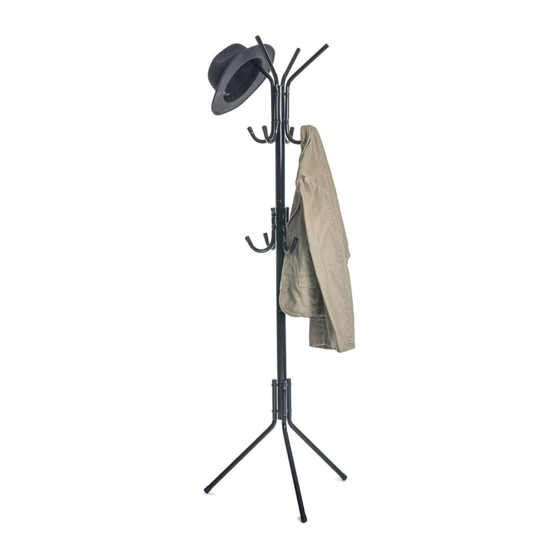 Philesha Metal Freestanding 12 - Hook Coat Rack