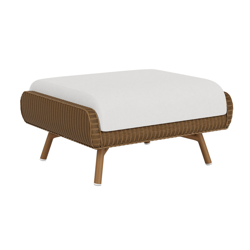 Essence Outdoor Ottoman, Mink, Bright Side Fog