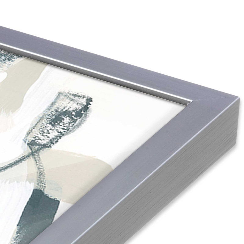 «Sage Fragments II», reproduction, H 21,75 po x l 21,75 po, Encadrement ouvert, chrome poli