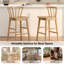 Tabouret de comptoir moderne en bois massif de 24 po, tabourets pour îlot de cuisine avec dossier-1666775514-1666775507