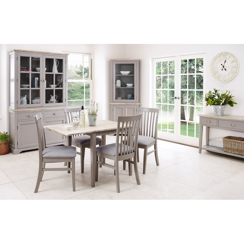 Bayou Drop Leaf Dining Set, Dove Grey