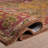 Geno Hand Tufted Wool/Cotton/Latex Oriental Rug in Red/Yellow/Green-2038967585
