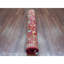2 pi 7 po x 3 pi 10 po rouge rouille, tissage dense, laine douce, colorants végétaux, sultan afghan avec motif floral sur l'ensemble, noué à la main, échantillon, tapis, tapis oriental