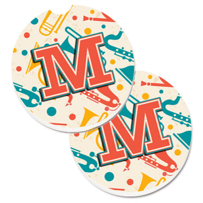 Ceramic Round 2 Piece Car Coaster Set