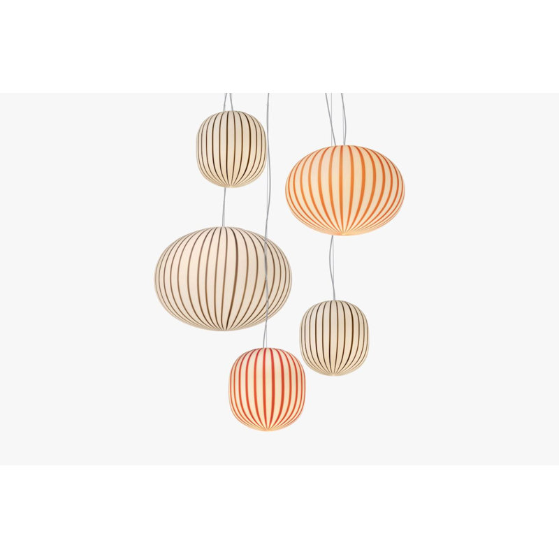 Filigrana Light, Ellipse, 110/120V, Red, 93.31" H x 17.72'' W x 17.72'' D