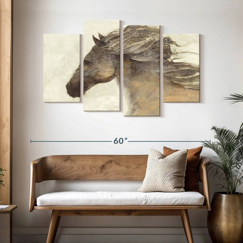 Abstract Horse, 32" H x 52" W
