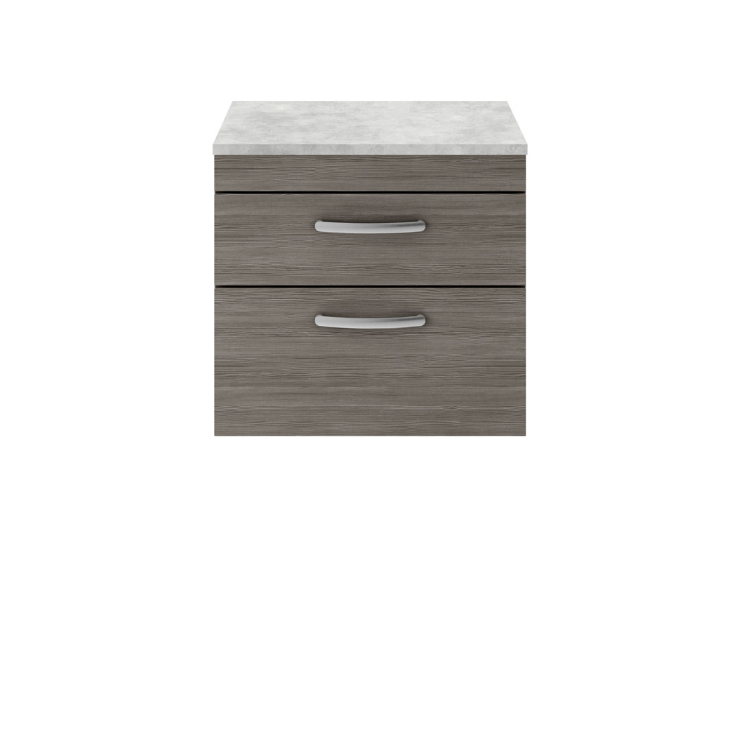 60.5cm Single Bathroom Vanity Base Only in Hacienda Black