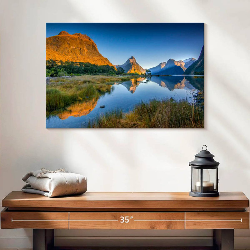 Milford Lake, 16" H x 24" W