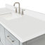 Ensemble de meuble-lavabo simple 61 po Moille avec comptoir en quartz blanc pur 1,5 po Moille-5594309-55190541