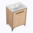 Wangler 24.02 " W Wall Mounted Wall Mounted 1 Single Vanity Bathroom Vanity With Ceramic Top